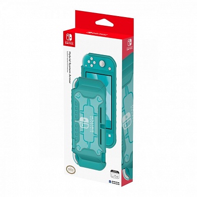 Защитный чехол Hori Hybrid system armour (Turquoise) для Switch Lite