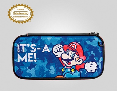 Дорожный чехол Nintendo Switch Slim Mario Camo