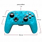 Беспроводной контроллер Faceoff Blue Camo для Nintendo Switch