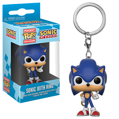 Брелок Funko Pocket POP! Keychain: Games: Sonic w/ RIng