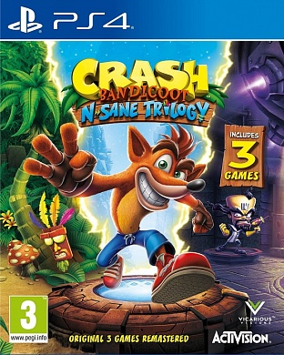 Crash Bandicoot N’sane Trilogy [PS4, английская версия]