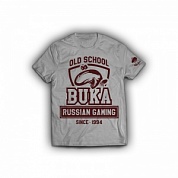 Футболка BUKA OLD SCHOOL Серая -M
