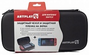 Чехол и защитная пленка Artplays для Nintendo Switch черная