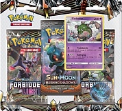 Pokémon Sun & Moon «Forbidden Light». Набор «3 бустера + Промо-карта Garbodor + Монета»
