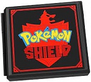 Premium Game Card Case Hori  (12 игровых кассет+ 12 micro Cd) Pokemon Shield (Черно-Красный)