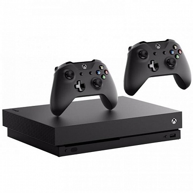 Xbox One X 1 ТБ + дополнительный геймпад