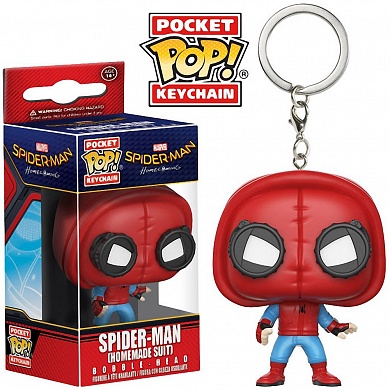 Брелок Funko Pocket POP! Keychain: Marvel: Spider-Man Homecoming: Spider-Man (Homemade)