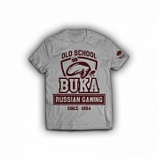 Футболка BUKA OLD SCHOOL Серая -M