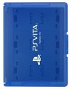 PS Vita: Футляр для хранения 12 игровых флэшкарт (PS Vita Card Case 12 (Blue): Hori.