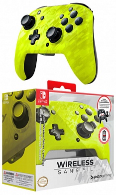 Беспроводной контроллер Faceoff Yellow Camo для Nintendo Switch
