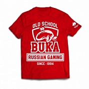 Футболка BUKA OLD SCHOOL Красная -M