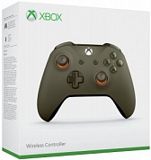 Беспроводной геймпад для Xbox One с 3,5 мм разъемом и Bluetooth (зеленый/оранжевый)