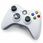 Геймпад беспроводной белый для XBOX 360/PC в комплекте с ресивером