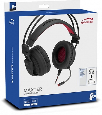 Игровая гарнитура Speedlink Maxter Stereo Headset, PS4