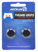 Защитные накладки Artplays Thumb Grips на стики геймпада DualShock 4 для PS4 (2 шт) черные