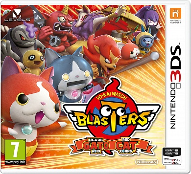 Yo-kai Watch Blasters: Red Cat Corps [3DS, английская версия]