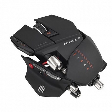 PC Мышь Mad Catz R.A.T.9 Gaming Mouse - Matt Black беспроводная лазерн + подарок от "World of Tanks"