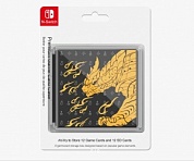 Кейс для хранения картриджей Monster Hunter Rise (Черно Желтый) Premium Game Card Case Hori (№-30)