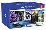 Шлем виртуальной реальности PlayStation VR + PlayStation Camera + 5 игр