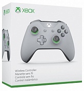 Беспроводной геймпад для Xbox One с 3,5 мм разъемом и Bluetooth (Grey/ Green)