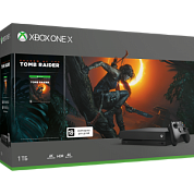 Xbox One X 1Tb + Игра Tomb Raider + 4 дня пробной версии Xbox Live Gold + 1 месяц Xbox Game Pass.  