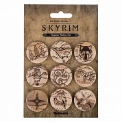 Значок Skyrim Regions - набор из 9 шт