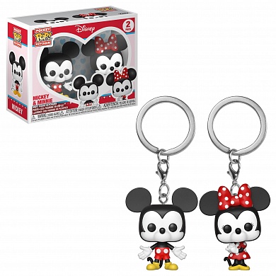Брелок Funko Pocket POP! Keychain: Mickey: 2PK Mickey & Minnie