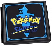 Premium Game Card Case Hori NSW-038U (12 игровых кассет+ 12 micro Cd) Pokemon Sword (Черно-Желтый) 
