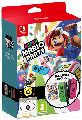 Комплект Super Mario Party + Два контроллера Joy-Con