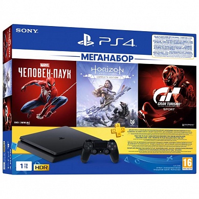 Sony PlayStation 4 1 TB Slim «МЕГАНАБОР»