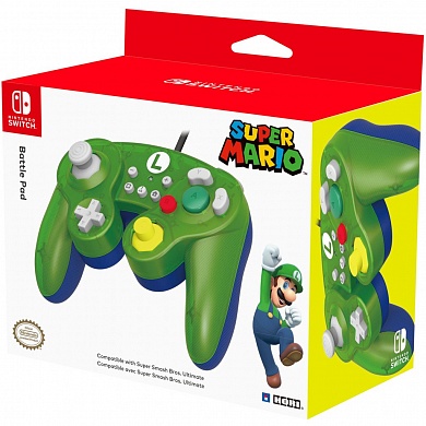 Геймпад Hori Battle Pad (Luigi) для консоли Switch