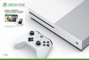 Xbox One S 1 ТБ + GOW 4 + FH 2 + Rare Replay