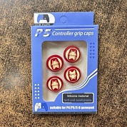 Резинка Grips на джойстик PS-5/PS-4/XBox (Iron-man) (4 штуки)