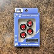 Резинка Grips на джойстик PS-5/PS-4/XBox (Cyberpunk 2077 Samurai) (4 штуки)