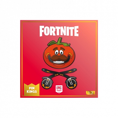 Значок Pin Kings Fortnite 1.2 Tomatohead - набор из 2 шт