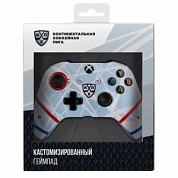 Беспроводной геймпад для Xbox One в раскраске КХЛ "Русский лёд"