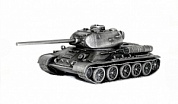 World of Tanks Модель танка Т-34-85, масштаб 1:72