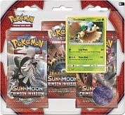 Pokémon Sun & Moon «Crimson Invasion». Набор «3 бустера + Промо-карта Decidueye + Монета»