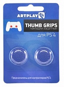 Защитные накладки Artplays Thumb Grips на стики геймпада DualShock 4 для PS4 (2 шт) глубокий синий