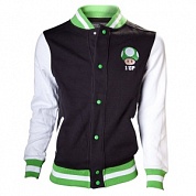 Куртка мужская «Гриб Жизни» (зеленая, черная, белая) - M