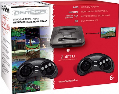 Игровая приставка SEGA Retro Genesis HD Ultra 2 + 50 игр ZD-07