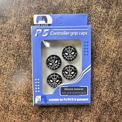 Резинка Grips на джойстик PS-5/PS-4/XBox  (Spider-Man чёрный паук) (4 штуки)