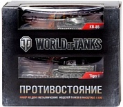 Набор World of Tanks с моделью танков "Противостояние" Тигр 1, КВ-85