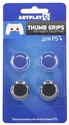 Защитные накладки Artplays Thumb Grips на стики геймпада DualShock (4 шт) 2 глубоко-синих, 2 черных